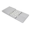 3 Folding Keyboard with Touchpad 63 Keys 10m Connection USB Charging Wireless Keyboard for Smartphone Tablet Laptop Travel