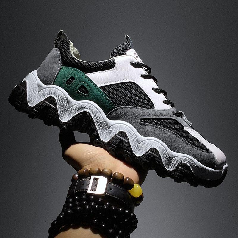 fashion Men Summer Shoes Brand Breathable Men Chunky Sneakers Casual Shoes Fashion Non-slip Walking Jogging Shoes Platform Male Footwear