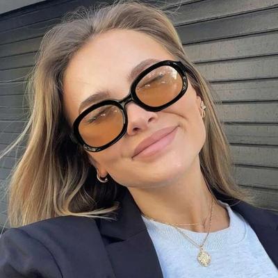 Fashion Women Men Square Sunglasses Retro Cat Eye Vintage Black Sun Glasses Female Male Eyewear