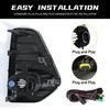 Für Nissan Kicks 2025 2025 Nebelscheinwerfer LED-Kit Frontstoßstange Scheinwerfer Tagfahrlichter DRL Auto-Taglichter Autozubehör