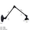 3 Long Arm LED Wall Lights Fixtures Adjustable Swing Loft Industrial Vintage Wall Sconce Luminaire Retro Stair Light