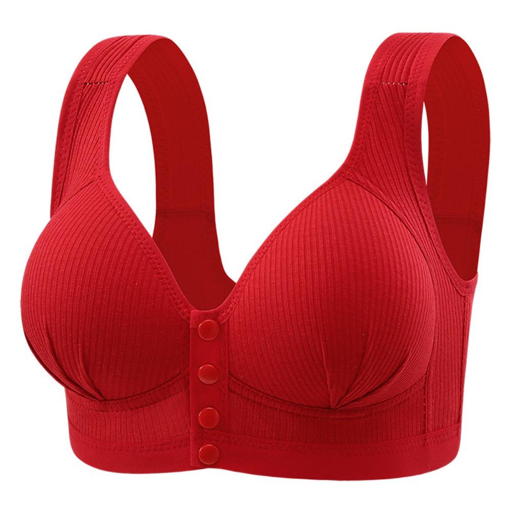 Front-fastening, underwired, plus-size maternity bra for women – thin, camisole-style bra