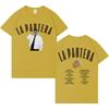 Singer La Pantera New Album Tour Double Sided Print Tee Mens Harajuku Gothic High Quality Tshrit Aesthetic Casual Cotton Tshrits
