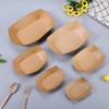 Disposable Kraft Paper Food Boat Tray