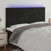 VidaXL LED Headboard Bedroom Furniture Double Bed Accessory Head of Bed Frame Interior Black 3122632
