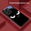Funny Devil Eyes For Xiaomi Redmi 13C Note13 12 Pro Plus 5G Note 9 13T Pro POCO X6 F5 F6 Black Tempered Glass Phone Case