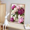 5D Colorful Flower Diamond Painting Painting Set, Diy Rhinestone Flower Crafts Adult Decorative Ornaments, Beginners Diamond Painting Set