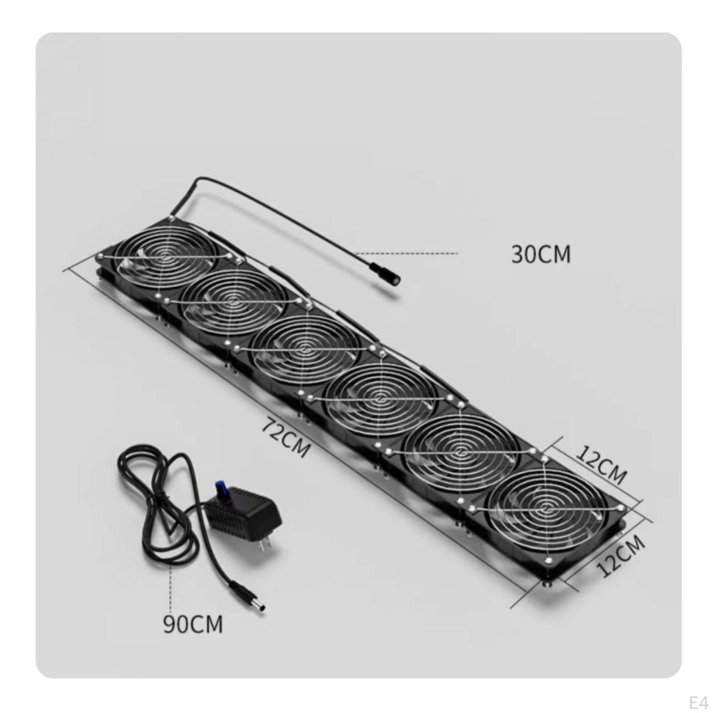 External PC Cooling Fan High Air Movement Power Desktop Chassis