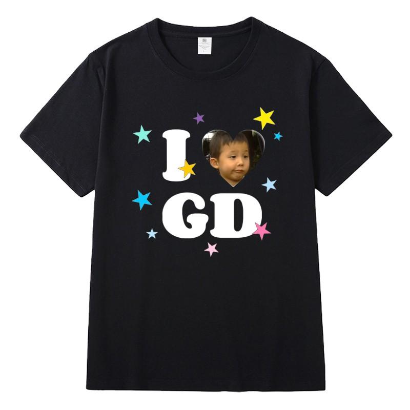 The Summer 2025 G-Dragon Osaka Concert In Japan 2025 New Cartoon Cotton Women Short-sleeved T-shirt Support Peripheral Clothing