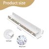 4 Pieces Clear Acrylic Nail Paint Rack 15 Inch Storage Box For Makeup And Display Use Essential Oil Holder