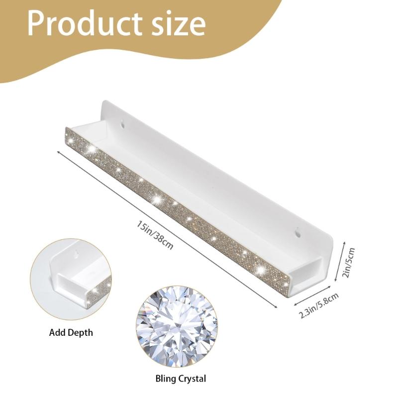 4 Pieces Clear Acrylic Nail Paint Rack 15 Inch Storage Box For Makeup And Display Use Essential Oil Holder