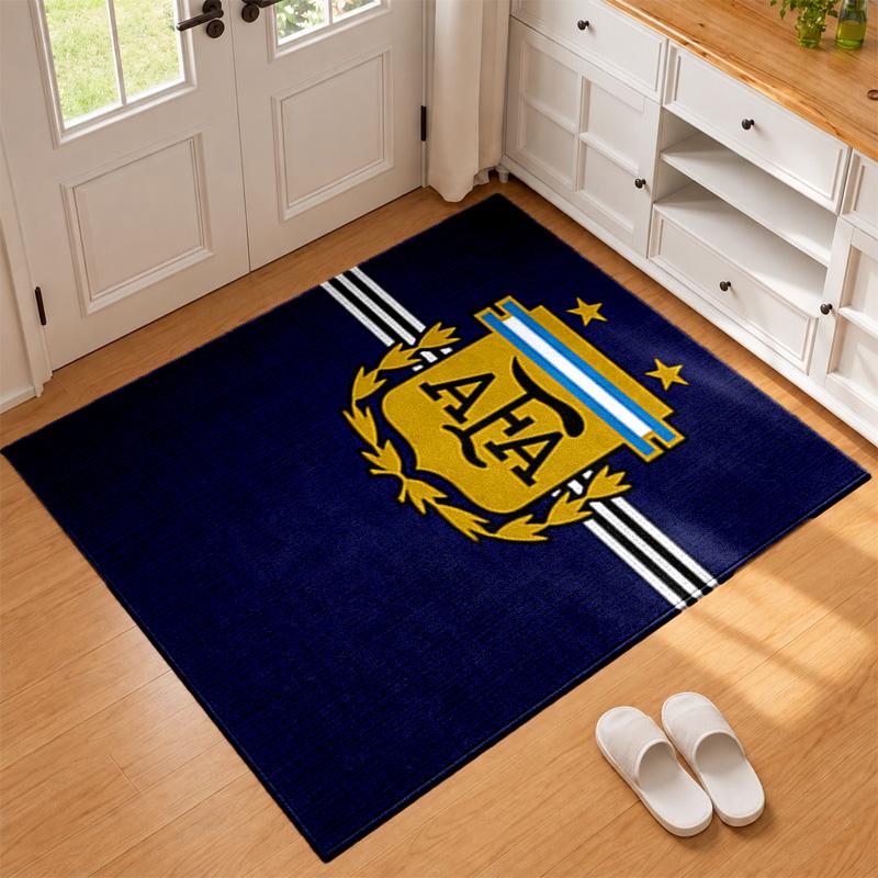 Argentina national team Carpet Door Mat for Living Room or Bedroom Protective Mat Under Chair Office Decoration Christmas Gift Birthday Present