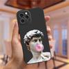 Art Fresco Michelangelo Creation of Adam Phone Case For iPhone 15 14 13 12 11 Pro Max Mini XS XR X 7 8 Plus David Lines Covers