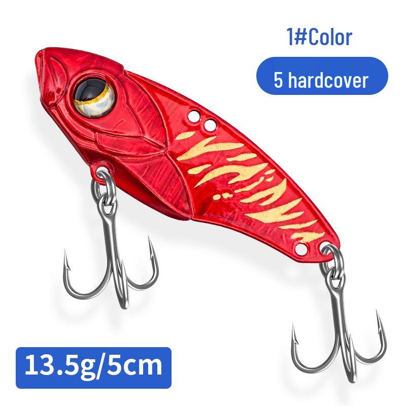 VIB Hard Bait Lure: Copper Sound, Snake Tail Lead Sinker, Long Cast, Outdoor Bionic Artificial Fishing Bait