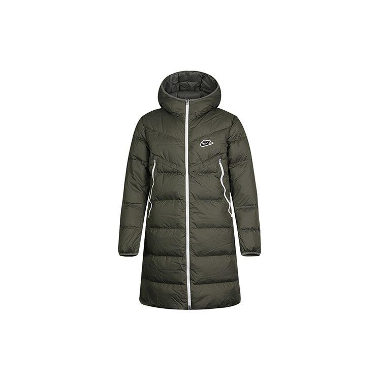 Nike Down Jackets Men's Army Green Hooded Moderate Other CU4409-380