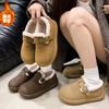 Botas Invierno Mujer Women Snow Boots Moccasins Soft Loafers Fashion Comfort Warm Plush Female Cotton Shoes Bottes Femmes Bot