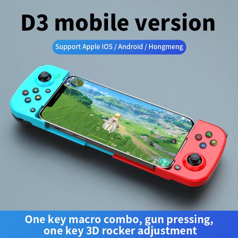 D3 Stretch Bluetooth 5.0 Wireless Game Controller for Android & iOS with MFI Direct Connection