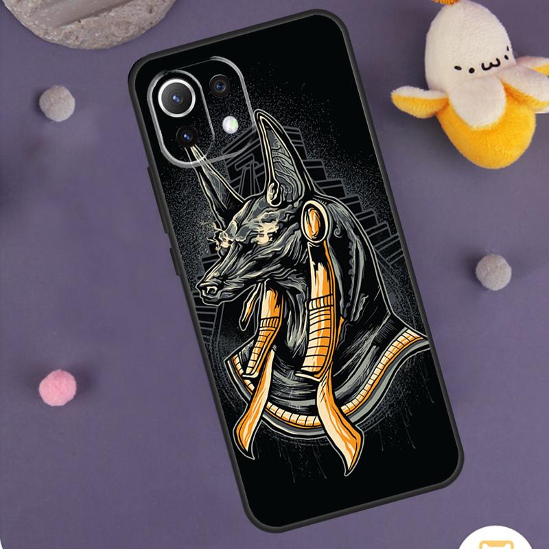 Anubis Egyptian God Case For Xiaomi 15 14 Ultra 13T 14T 15T 17 Pro Max POCO F8 Ultra X5 X6 X7 F5 F6 F7 Pro Cover