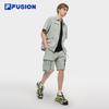 FILA FUSION Men's Casual Loose Short Sleeve Shirt