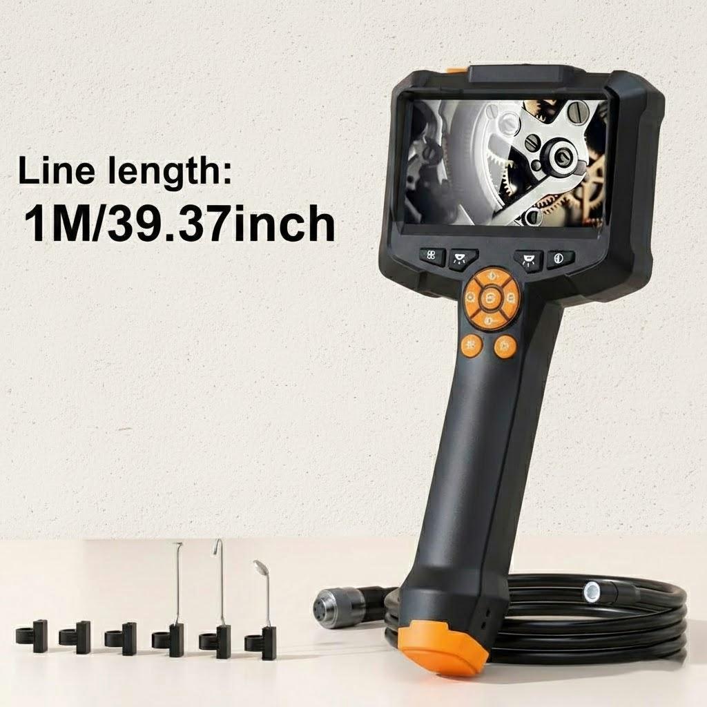 

HD 1080P Endoscope Camera 4.3 Inch IPS Screen 1m 5m 10m Cable 2000mAh Battery Waterproof for Automotive Home Inspection