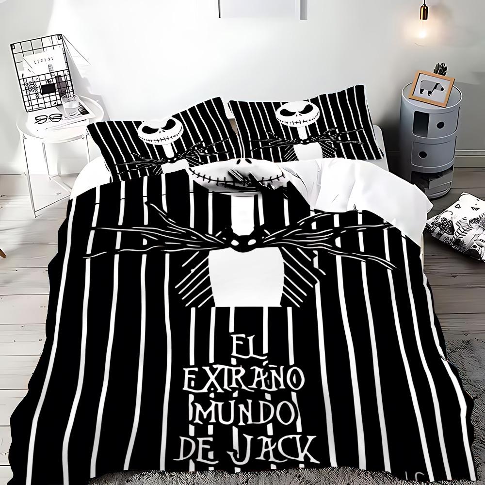 

The Nightmare Before Christmas Duvet Pillowcase Bedding Set Adult Boy Girl Bedroom Decoration Children Single Double Large Size AU SK(260x239cm)