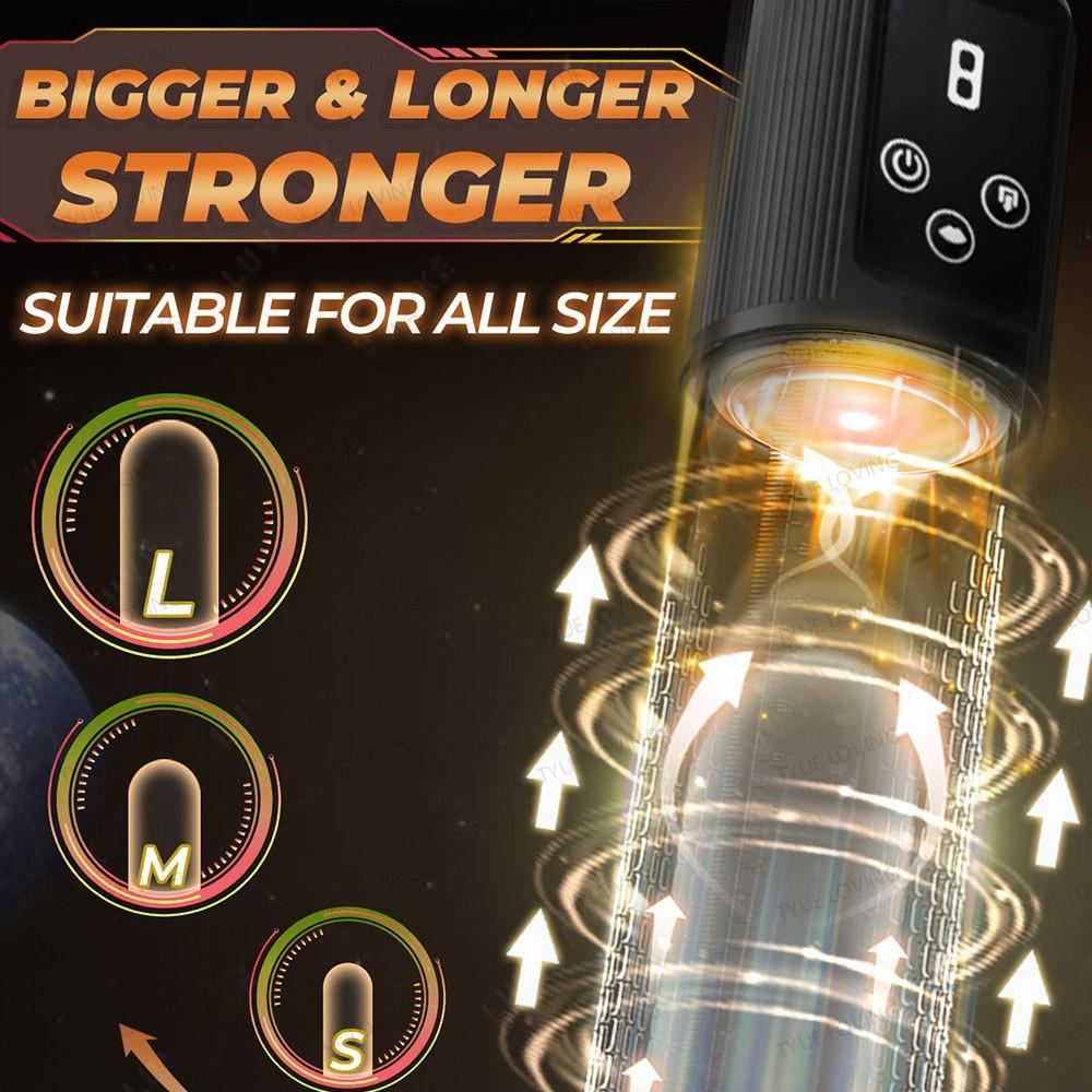 Men's Personal Electric Penis Enlargement Vacuum Pump for Safe Cock Enlarger Ed Pump Sex Toys for Men Masturbator Dick Pump
