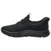 Adidas Cloudfoam Cushioning Breathable Lightweight Low top Running Shoes Unisex Black KJ5915