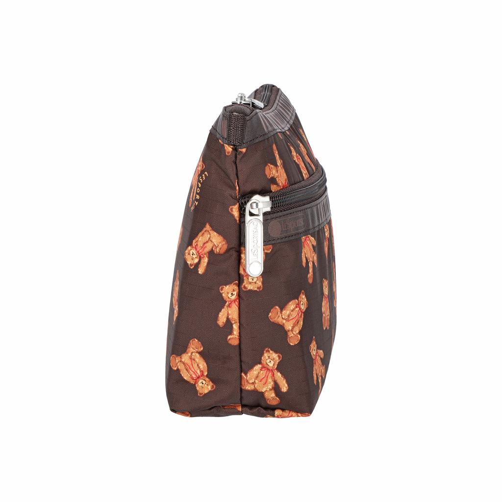 Lesportsac Teddy Bear Wonderland Cosmetic Clutch Pouch [7105.He52]