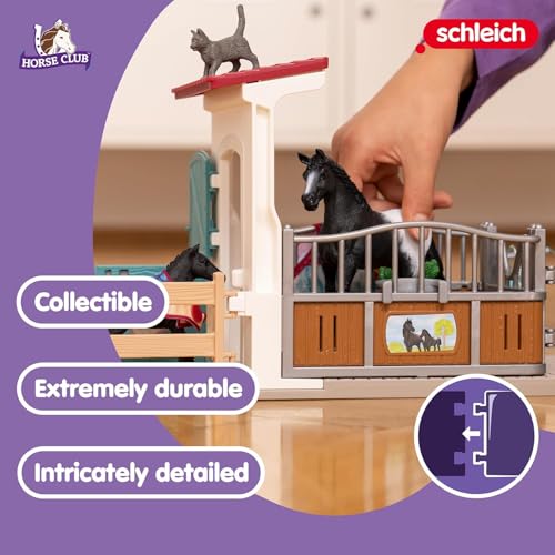 Schleich Horse Club Mini Horse Stable with Parent and Child 42611