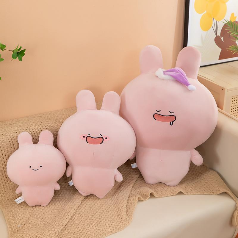 Asa Mimi Plush Toy - Cute Sleep Companion, Soft Cartoon Rabbit Cushion Gift for Girls