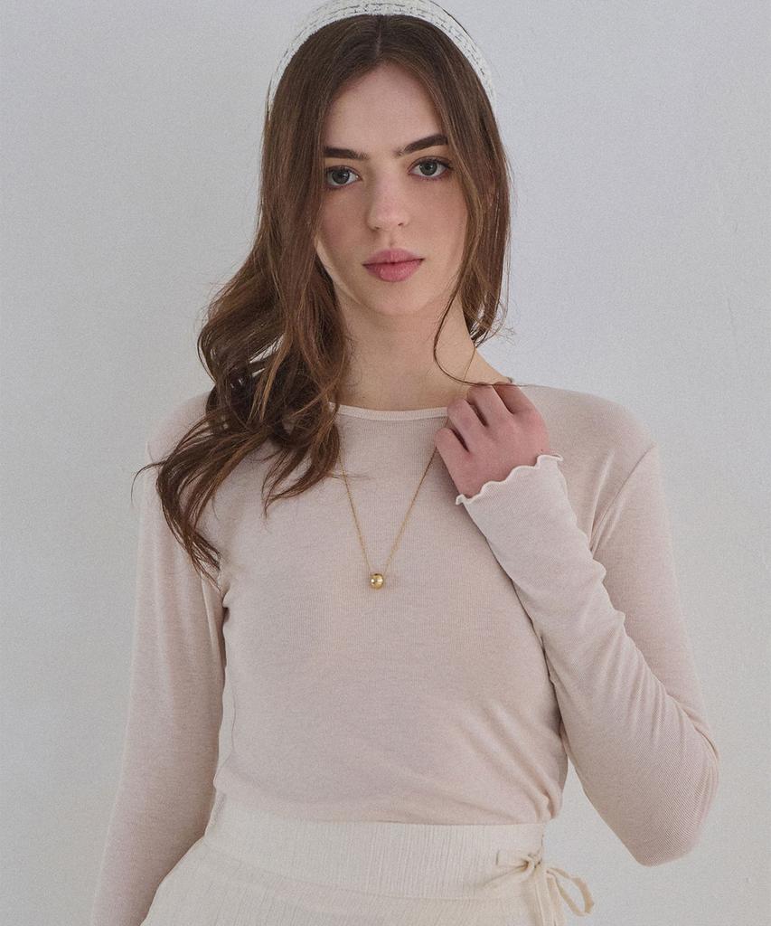 SLOWLOLLI Soft Wave Slim Tee_4 Colors