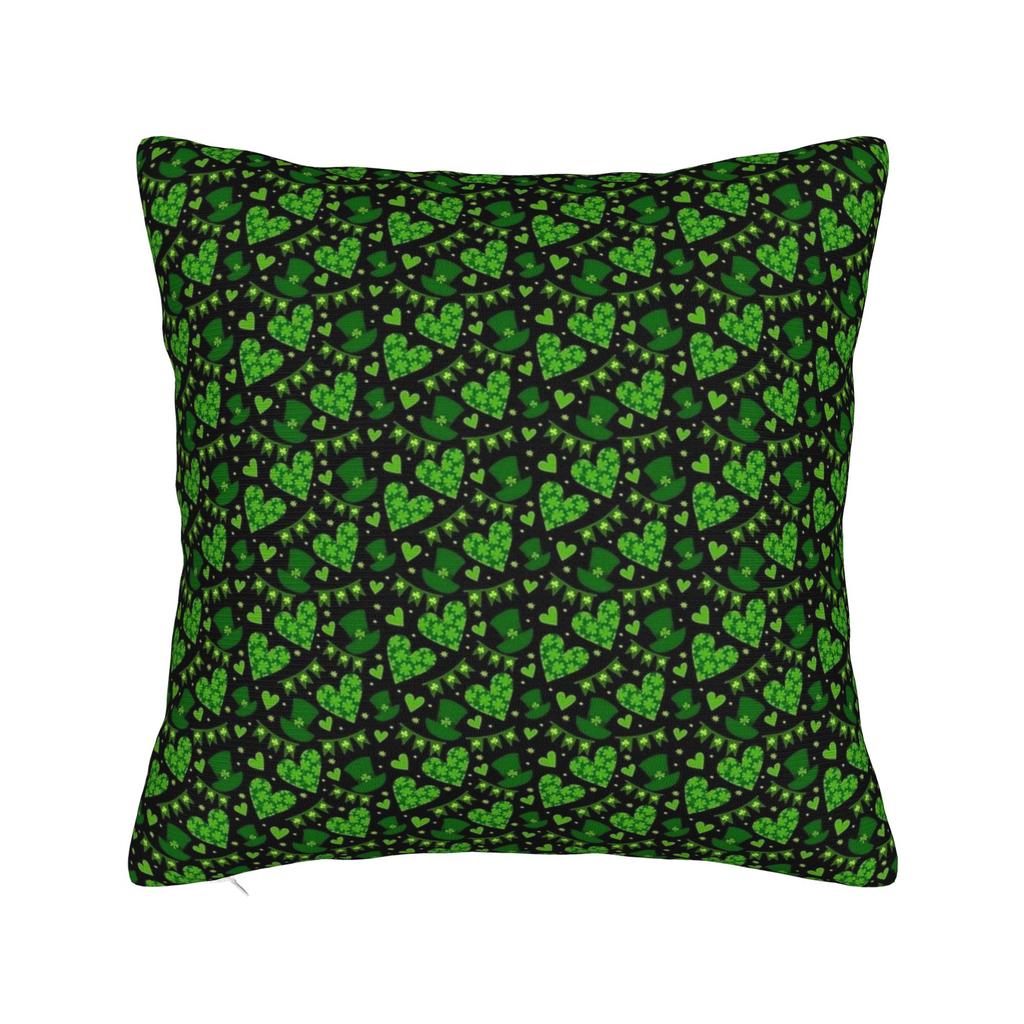 St Patricks Day (4) Pillow Case Comfy Pillow Cover Cute Funny Pillowcases For Living Room Bed Chair