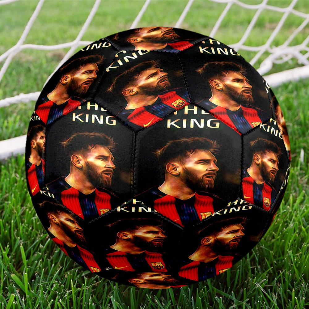 1pc Football Soccer Balls Standard Size 5 Machine-Sports League Outdoor Match Football Training Ball Futbol Voetbal,Resistant Material Y070824