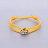 Verstellbares geflochtenes Seilarmband, einfacher Schmuck, Geschenk für Freunde, Paar, Freundschaft, Metallschnalle, Ring, Kette