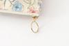DDintex FLORET LONDON BASIC Pouch, Battersea Blooms, Cream, 15 X 10.5 X 4.5cm [Liberty Print]