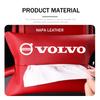 For Volvo Leather Car Tissue Box Hanging Headrest Handbag Paper Towel Box XC60 XC90 S60 S80 V60 C70 S40 C30 V90 V60 C40 XC40 V70 JL9
