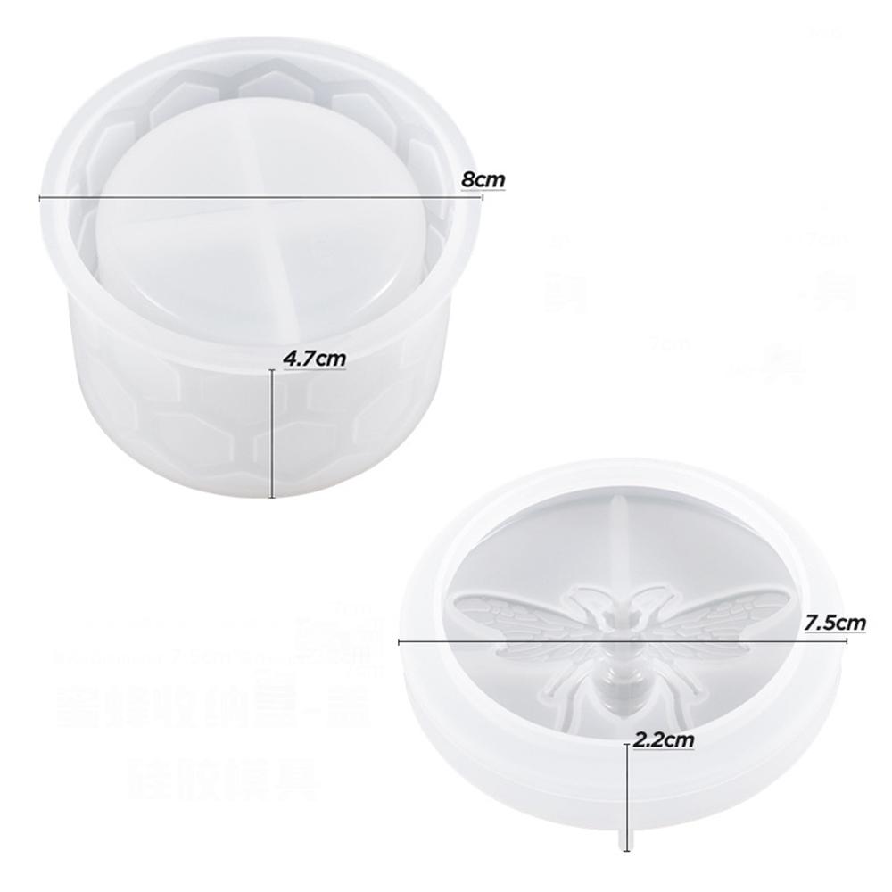 Borcan Gips Albina Meliferă Matrițe Silicon DIY Beton Rășină Epoxidică Pot pentru Lumânări Cutie Matriță prin Injecție Artizanat Decor Acasă Cadou Făcut Manual