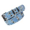 Punk Rock Belt Waistband with Star & Metal Studs Decor Gothic Style Waist Accessory for Men and Women Jeans