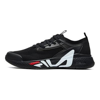 Mind 3s Totem Lace-Up Fabric TPU Low-Top Casual Running Shoes Men Sneaker Black A12M122106FBK