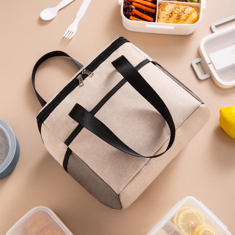 Cationic Waterproof Insulated Lunch Bag - Large Capacity, Thickened for Picnic or Handheld Use