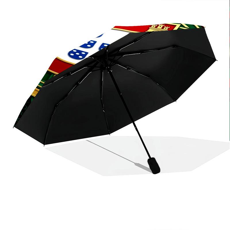 Portuguese Heritage Emblem Folding umbrella Umbrella durable Sun umbrella printing outdoor