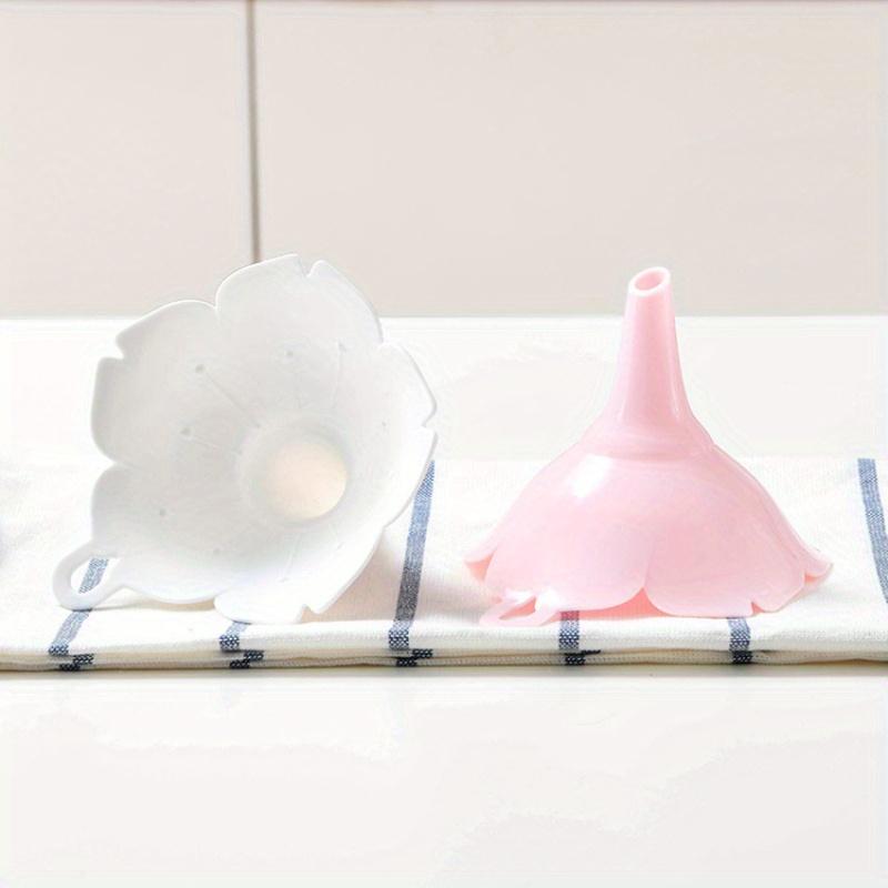 Kitchen Cherry Blossom Style Funnels Home Olive Oil Condiments Liquid Powder Dispenser Kitchen Accessories Kitchen Tools