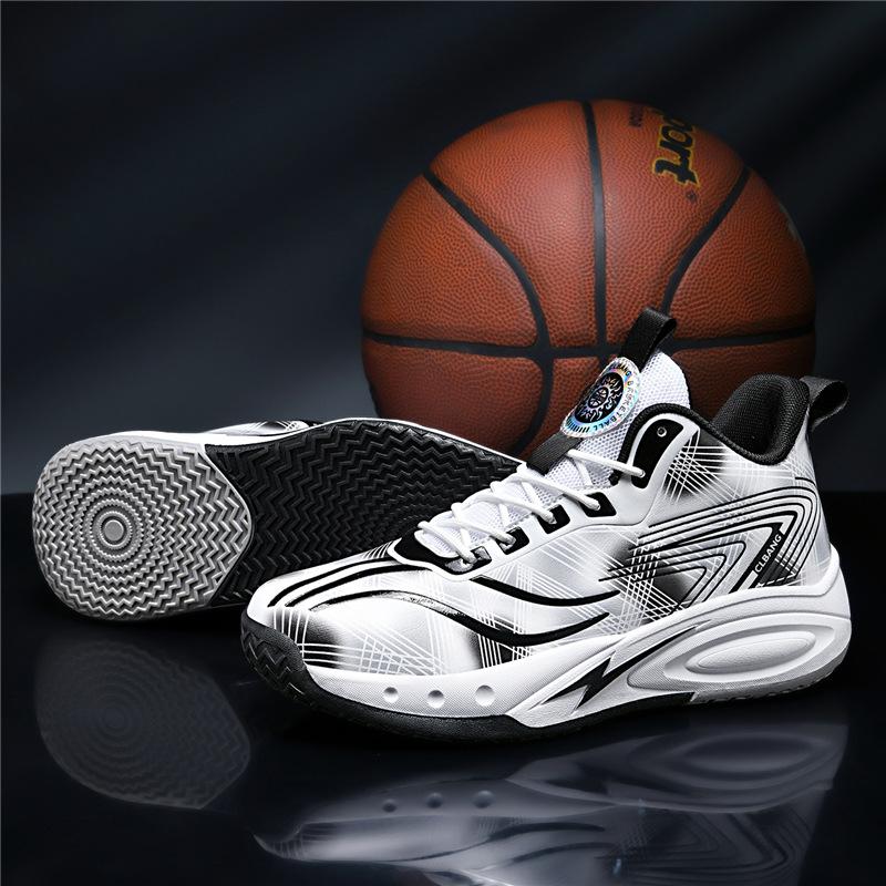 Male and female couples basketball shoes training large size youth training actual sports basketball shoes Basketball