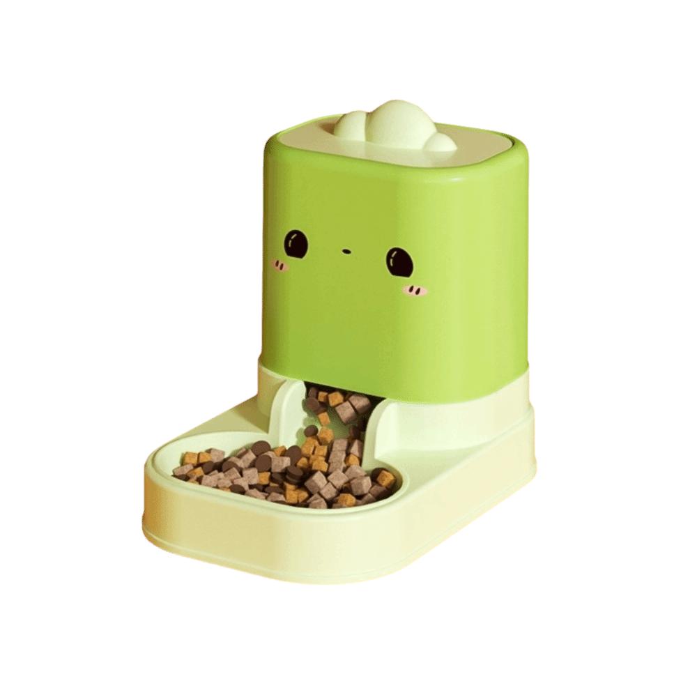 Anti Spill Cat Automatic Feeder Durable Dog Feeder Cute Cat Food Dispenser  for Cats and Dogs