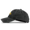 Sunflower Embroidered Duckbill Baseball Cap for Men & Women - Retro Washed Travel Hat
