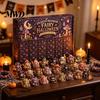 Acrylic Fairy Trinkets Halloween Advent Calendar 2026, 24 Day Countdown with Mini Figurines, Collectible Toy Set for Kids Adults, Party Favors Holiday