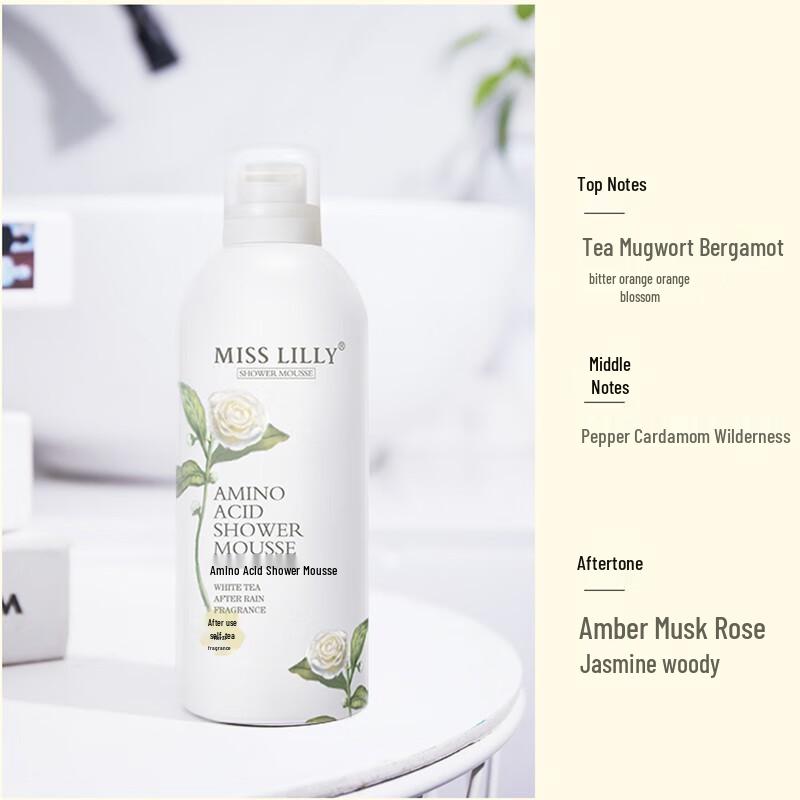 Miss Lilly Peach Mousse Shower Gel