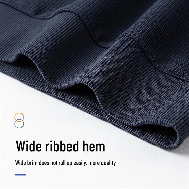 Shanshan Men's Luxury Silk Blend Waffle Knit Sweatshirt