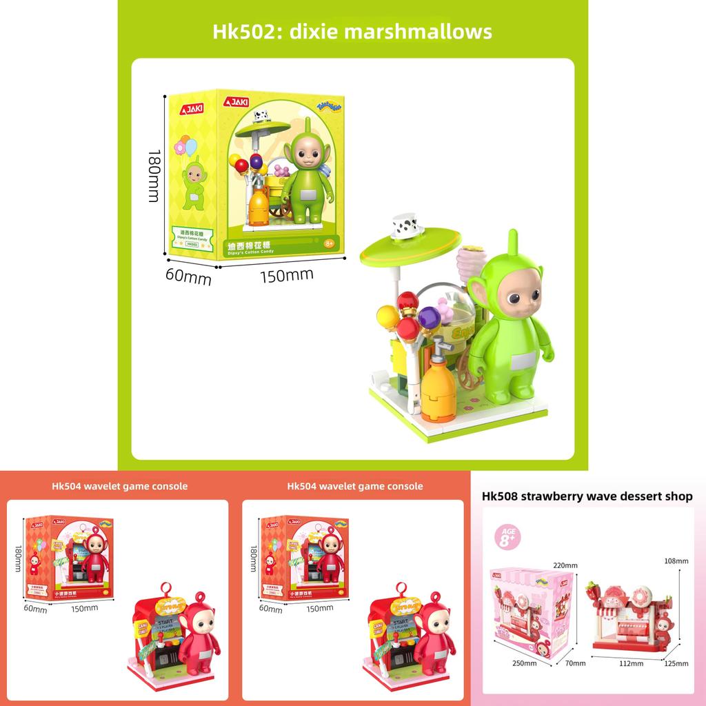 Teletubbies Fruit Shop Building Blocks Toy With Diy Assembly For Creative Play