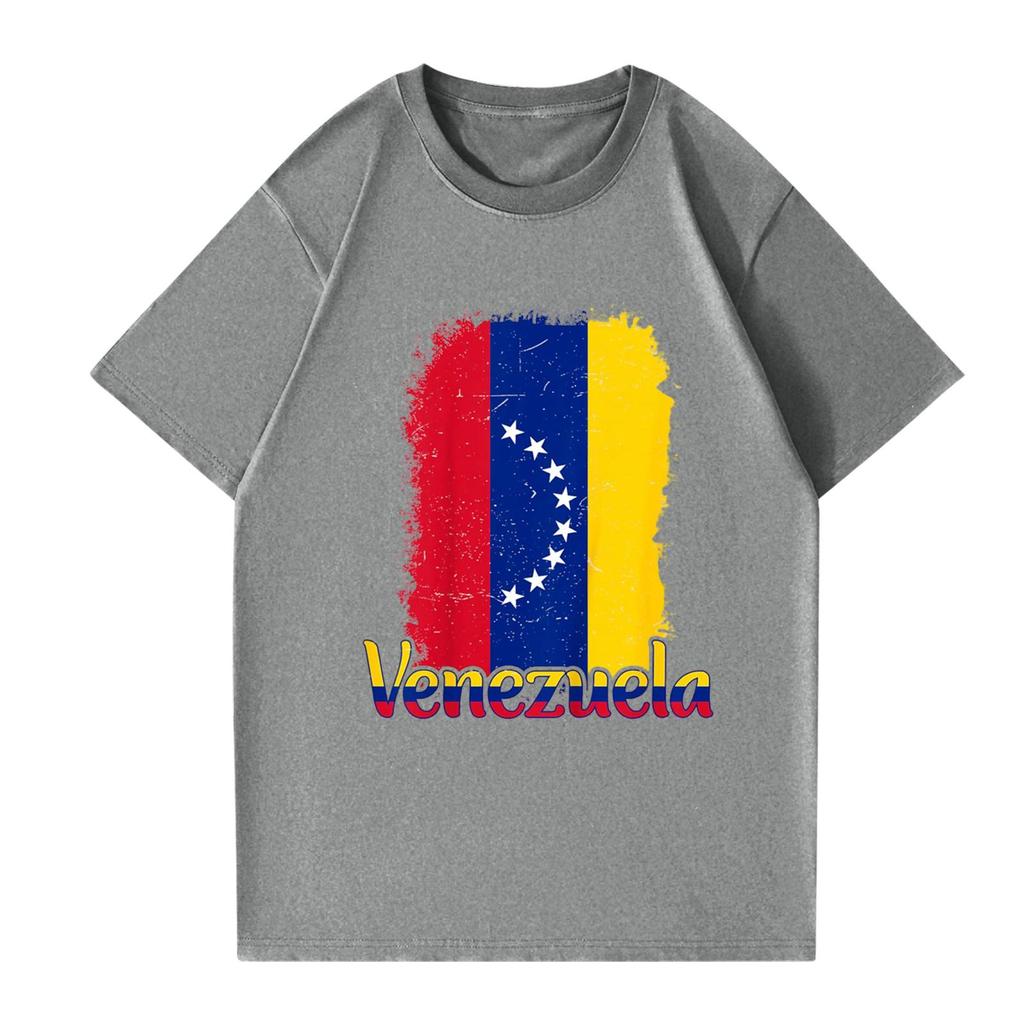 Modisches rundhalsiges lässiges bedrucktes kurzärmeliges T-Shirt Top für Damen und Herren